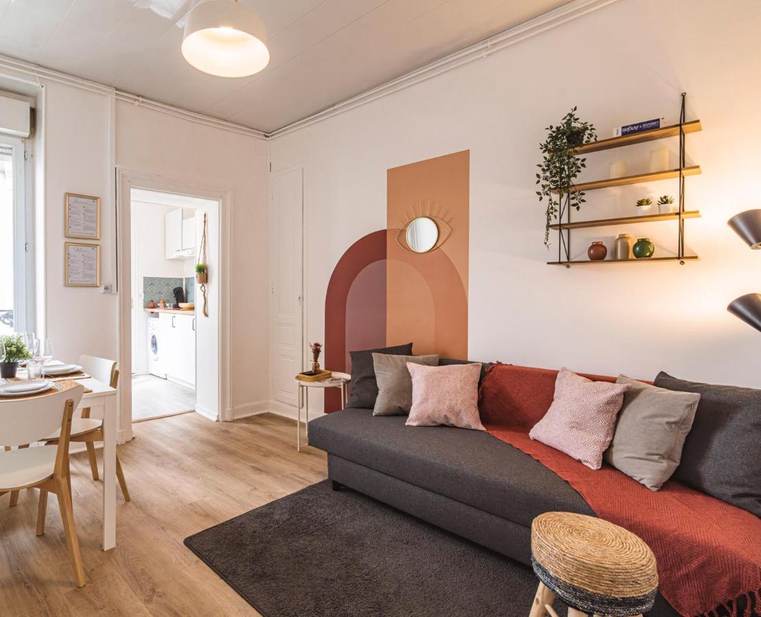 Le Zola - Charmant 2 Chambres - Centre Gare Реймс Екстериор снимка