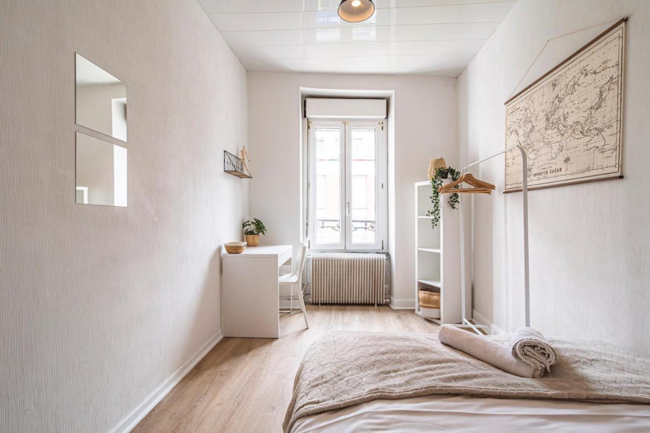 Le Zola - Charmant 2 Chambres - Centre Gare Реймс Екстериор снимка
